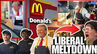 The left has EPIC MELTDOWN over Trump's Mcdonald's visit