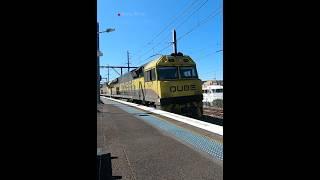 Triple QUBEs - Trains at Hawkesbury River #trains #freighttrain