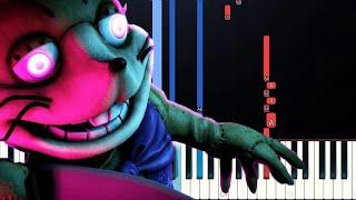 FNAF GLITCHTRAP SONG (Darkest Desire)  - Dawko & DHeusta (Piano Tutorial)