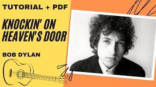 Knockin' On Heaven's Door | Bob Dylan | Tutorial Chitarra | Accordi | Canzoni Facili