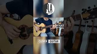 Фингерстайл на акустической гитаре clever guitar. В музыкальном магазине La kristof 