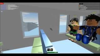 Roblox FD5 Ending Plane Crash Scene