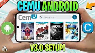  CEMU ANDROID V3 - SETUP/BEST SETTINGS/GAMEPLAY! BEST WII U EMULATOR