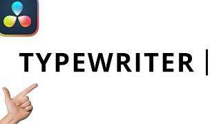 How to do the TYPEWRITER EFFECT for FREE in Davinci Resolve