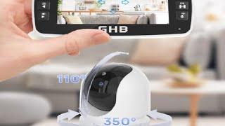 GHB Baby Monitor Video e Audio Videocamera Schermo 4.3'', buon prodotto , non necessita di connessio