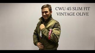 Куртка Бомбер Alpha Industries CWU 45 SLIM FIT