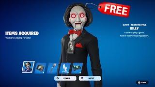 How To Get Saw Billy Skin For FREE! (Fortnite Jigsaw)