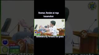 OMG Persona non grata ipinataw Kay rosmar at Rendon ouch#trending #trendingnow #trendingvideo