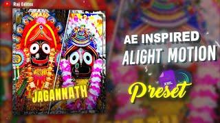 Jagannath Edit | Ae Inspired Alight Motion Preset | Free Preset (+xml)