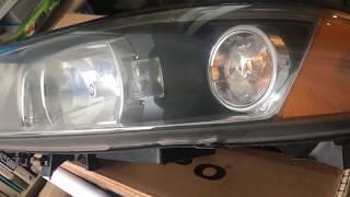 How to replace Headlamp w/o message of Failure Service Required Volvo S60 헤드라이트 교체후 경고