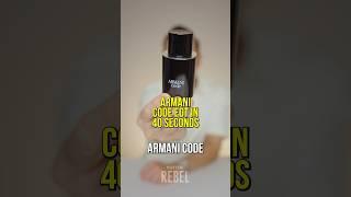 Armani Code EdT Review in 40 seconds! Armani Code eau de toilette for men.