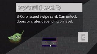 Wait Level 5 keycards exists?! [Isle Roblox]