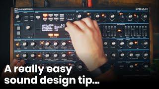 More Synth Patches Should Use This...  | An EASY Sound Design Tip w. Novation Peak