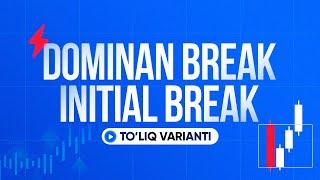 FOREXDA | DOMINAN BREAK INITIAL BREAK to`liq varianti