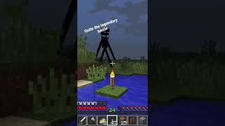 Rocketmanba vs a stoopid enderman #minecraft #letsplay #shorts