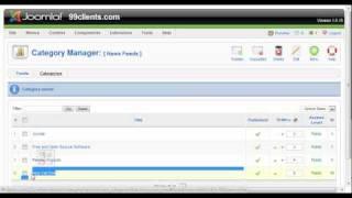 joomla How To  News Feeds Categories