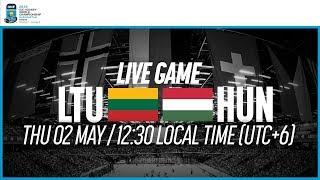 Lithuania vs. Hungary | Full Game | 2019 IIHF Ice Hockey World Championship Division I Group A