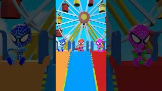 Superheroine sent back Rainbow Lil Spidey to the Slide! | Marvel Animation