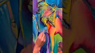 This is the MOST detailed yet…  #artbyrileymills #artist #art #painting #skill #talent #abstract