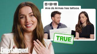 Ana de Armas Fact Checks Her Wikipedia, IMDB Trivia & More | Entertainment Weekly