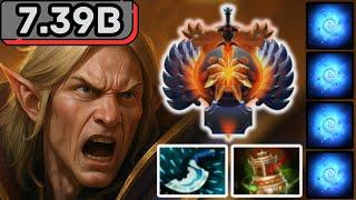 IMMORTAL INVOKER Soft Support Gameplay Patch 7.39b - Dota 2 Support