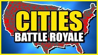 Top 150 Largest Cities Battle Royale... (World War Simulator)