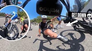 I CRASHED HARD AT A SPANISH ROAD RACE...