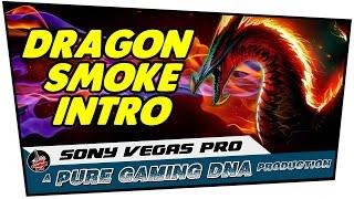 DRAGON SMOKE INTRO - Sony Vegas Pro 13 | Intro Template | YouTube Channel Intro | #PUREGAMINGDNA