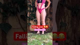 Lingerie try on haul fail  outdoor #tiktok #shorts #fitnessmotivation #fashion #tryon