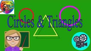 Animated Circles & Triangles on Green Screen