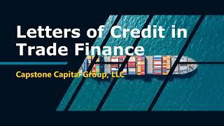 Letters of Credit in Trade Finance