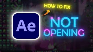 How To Fix After Effects Not Opening/Working | After Effects 2022 | Tutorial