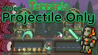 Terraria Master Mode but with Projectile Only Melee - Part 1: The False Melee Experience