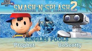 Smash'N'Splash 2  SINGLES POOLS - Prophet (Ness) vs BoScotty (ROB)