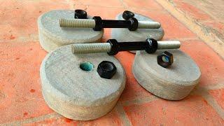 DIY Dumbbell Rods Homemade