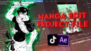 Manga Edit Project File Giveaway - AFTER EFFECTS || StormFire