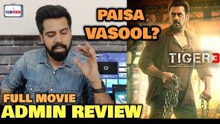 Tiger 3 REVIEW | Admin Ravi Gupta REACTION &  OPINION | Salman Khan, Katrina Kaif, Emraan Hashmi