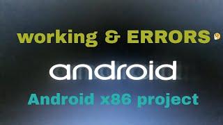 androidx86 errors | pubg and other apps | just look what happens?.