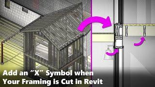 Add an "X" Symbol When Your Framing is Cut in Revit Tutorial