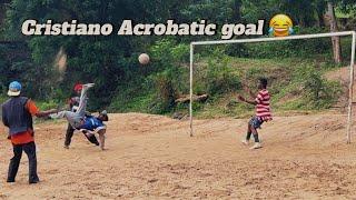 Cristiano Ronaldo Acrobatic goal recreation  #video #zerobrainer0