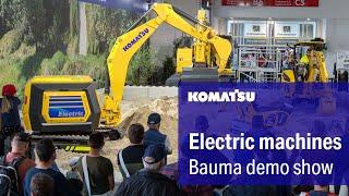 Electric machines - Komatsu at bauma 2022