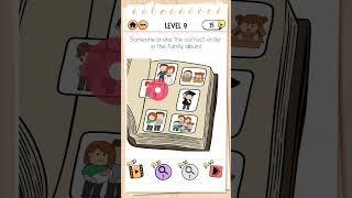 The McBrain Family Level 9 someone broke the correct order in the family album!, Brain Test 2