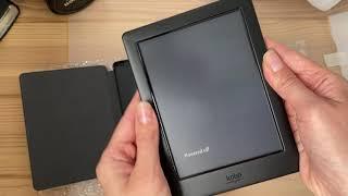 Распаковка eReader книжки с Aliexpress Kobo Glo обзор стоит ли покупать на Али электронную книгу