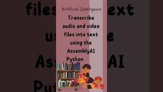 Transcribe audio & video into text AssemblyAI Python SDK #ai #assemblyai #python #sdk #audio #video