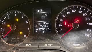 VW Polo Service Inspection Light Reset 6R