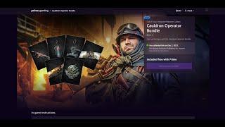 New FREE Cauldron Operator Bundle with Twitch Prime Gaming. Call of Duty Warzone 1 and Vanguard.