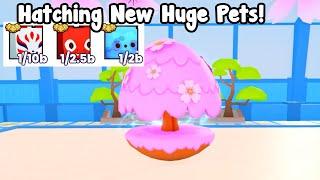 Hatching All New Huge Pets With 5x Luck In Pets Go!