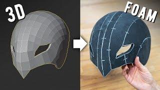 From 3D Model to Foam Pattern | Cosplay Tutorial