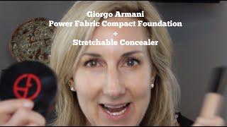 Giorgio Armani Power Fabric Compact Foundation + Power Fabric Stretchable Concealer on Mature Skin