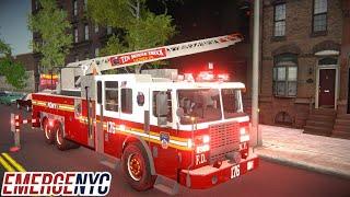 Live EmergeNYC Multiplayer -  FDNY Firefighter Responding To Calls In Brooklyn